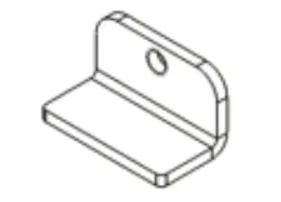 72311 – WEATHERGUARD Ladder Rack Mounting Bracket, For Weatherguard Ladder Rack 1345-52-02 Driver Side Rear/ Passenge...